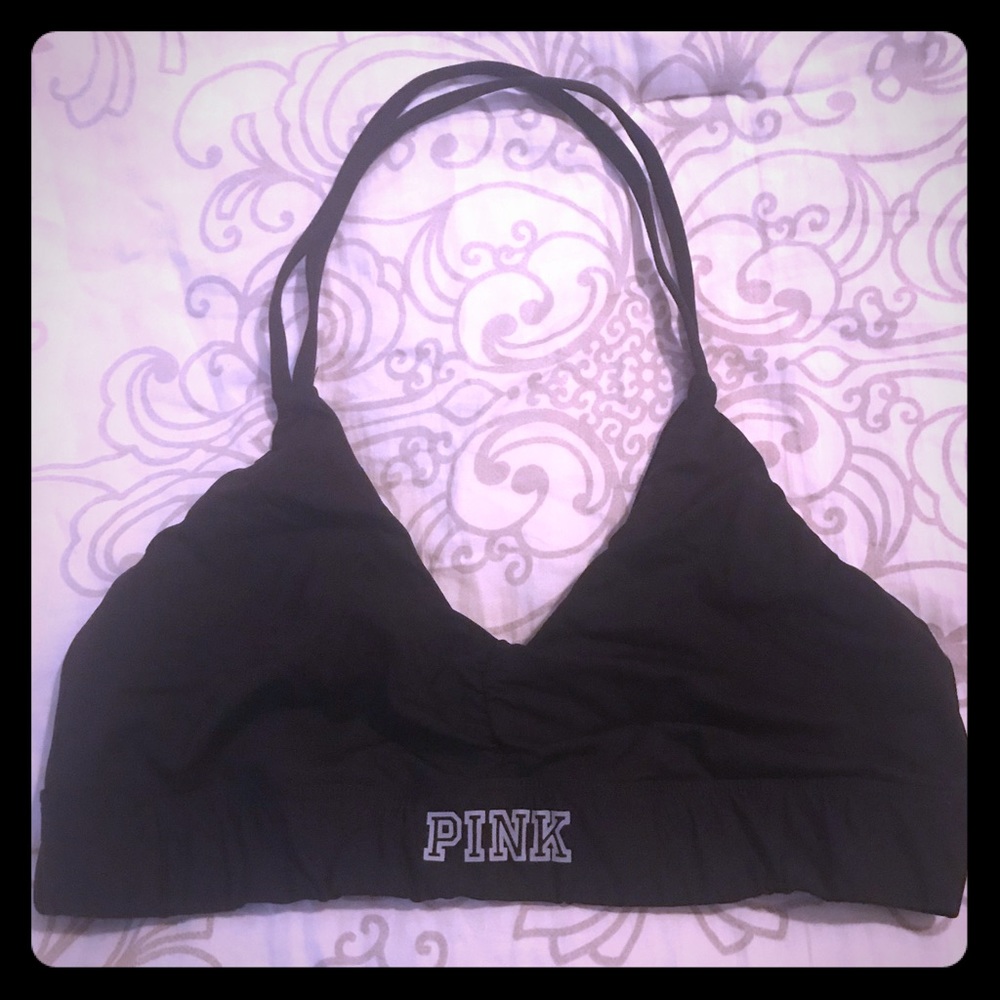 PINK Halter Top Sports Bra